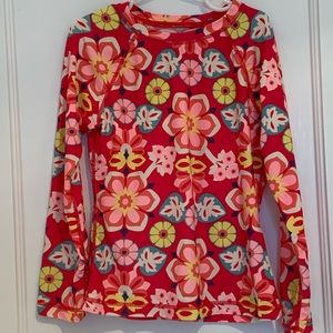 Kids swim rashgard cover up long sleeve girls 8 Tea Collection